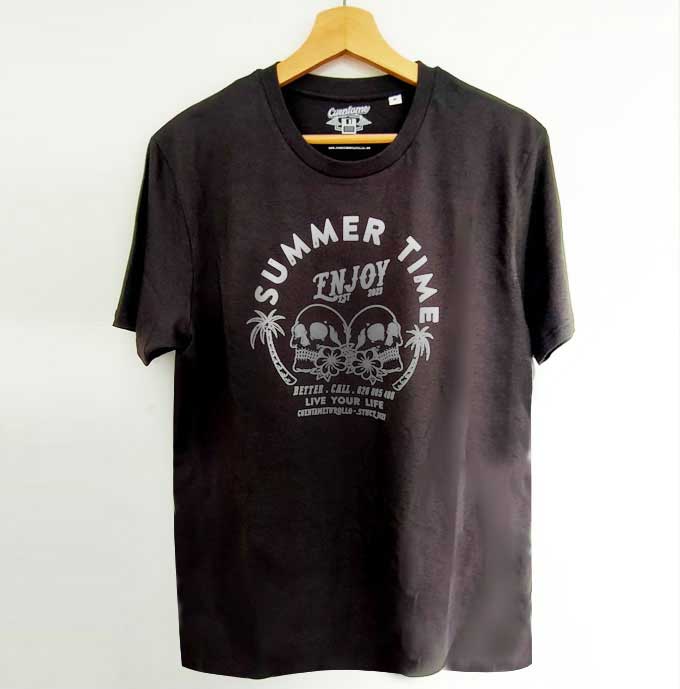 camiseta antracita cuentameturollo