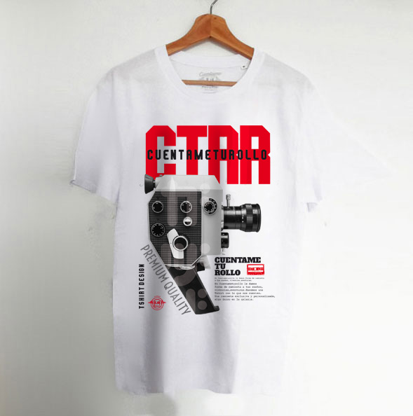 camiseta blanca camara cuentameturollo