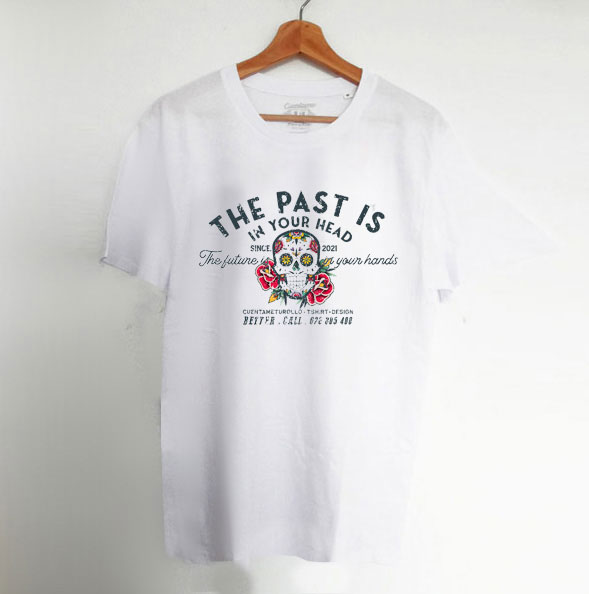 camiseta blanca hombre cuentameturollo