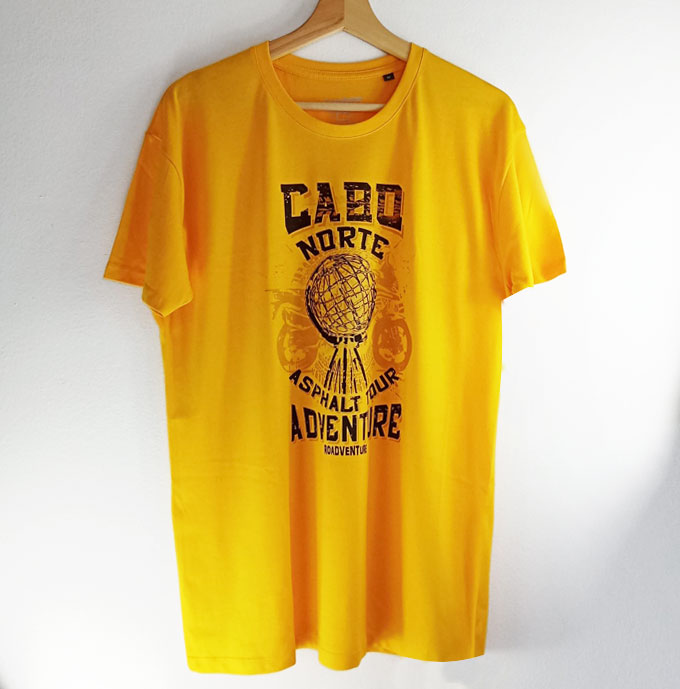 camiseta moto on road cabo norte cuentameturollo