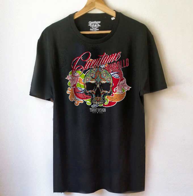 camiseta old skull cuentameturollo