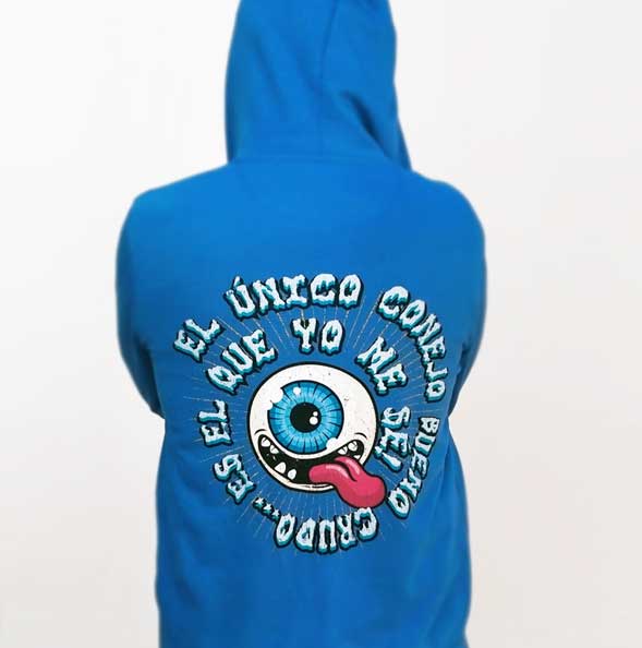sudadera azul cuentameturollo