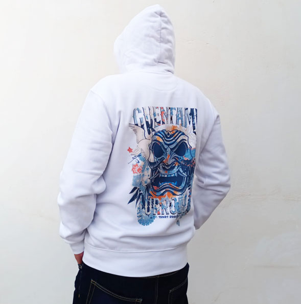 sudadera blanca hombre cuentameturollo
