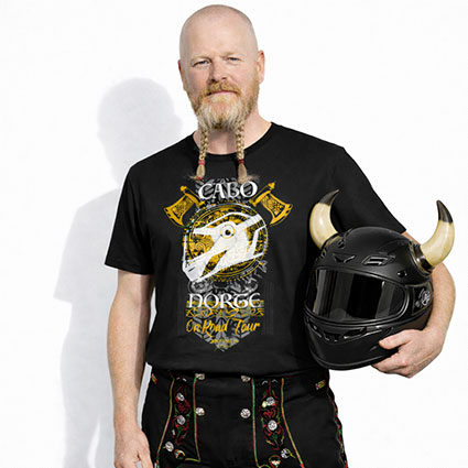 camiseta moto cabo norte