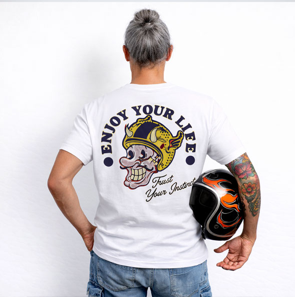 camiseta blanca enjoy cuentameturollo