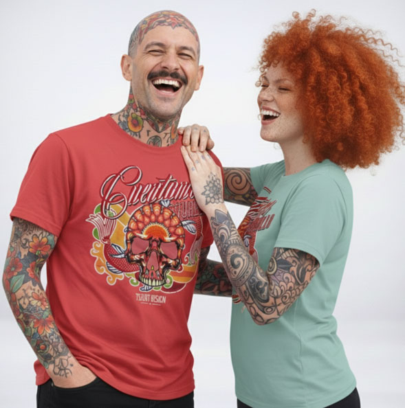 camiseta calavera organico cuentameturollo